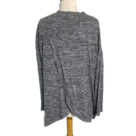 Harmony Balance L black Tulip Split Back Yoga Cardigan with pockets - Picture 4 of 6